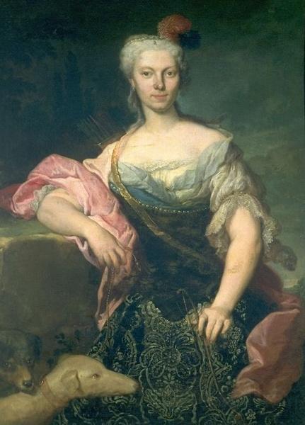 Jacopo Amigoni Bildnis einer Dame als Diana Norge oil painting art
